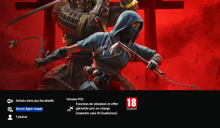 Le jeu Assassin's Creed Shadows requiert une connexion Internet toujours active 1 image 1
